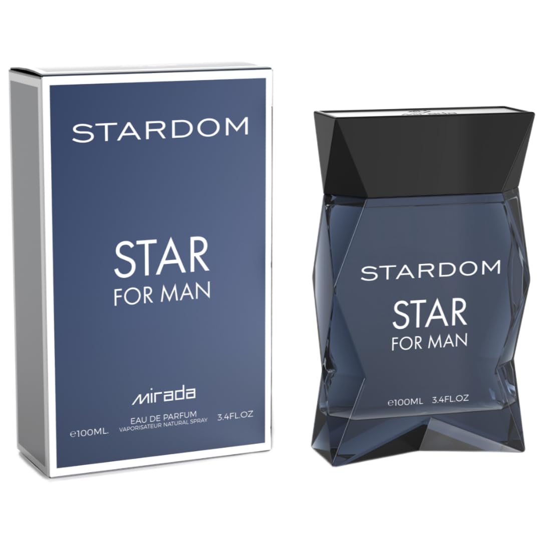 MIRADA Stardom Star Mens Eau de Parfum (EDP) 3.4 FL. Oz (100ml)
